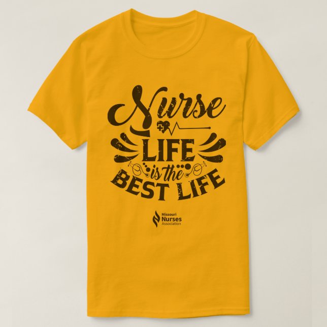 Nurse Life Light Cfarben T - Shirt (Design vorne)
