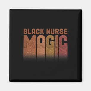 Nurse Life Melanin Queen Black Girl Magic History Magnet