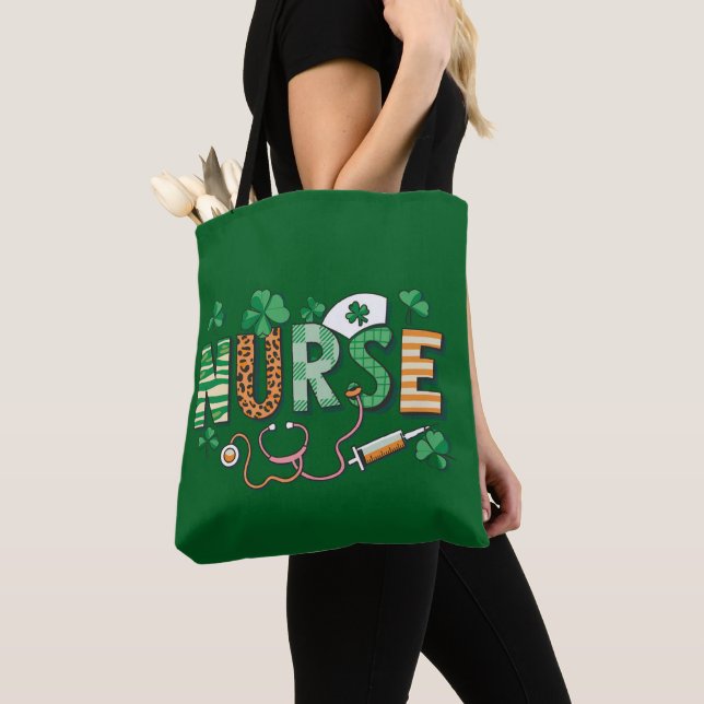 Nurse Life Nurse Day gibt St Patricks Day Tasche (Von Nahem)
