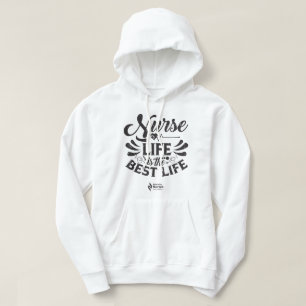 Nurse Life Sweat - shirt à capuche de couleur clai