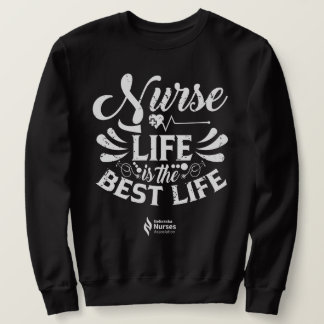 Nurse Life Sweatshirt de couleur foncée