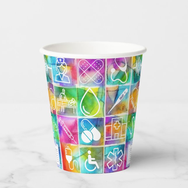 Nurse Love Pappbecher (Vorderseite)