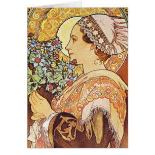 Nurse Maid Alphonse Mucha Art