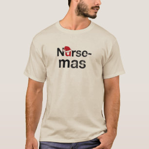 Nurse-mas - Vorderseite & Rückseite Weihnachts-T-S T-Shirt