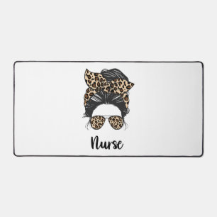 Nurse Messy Bun Life Nurse MAMA LIFE Krankenschwes Schreibtischunterlage