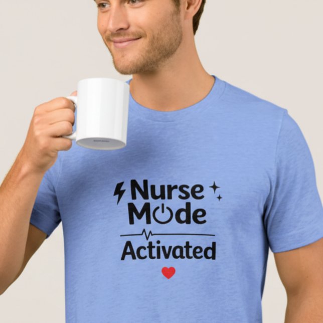 Nurse Mode Activated Men’s T-Shirt Tri-Blend Shirt (Von Creator hochgeladen)
