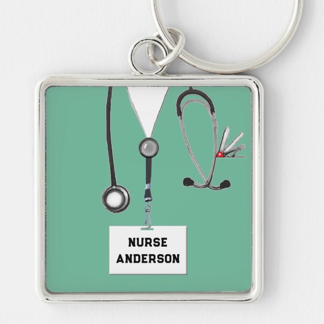 Nurse Novelty Geschenk Schlüsselanhänger (Vorne)