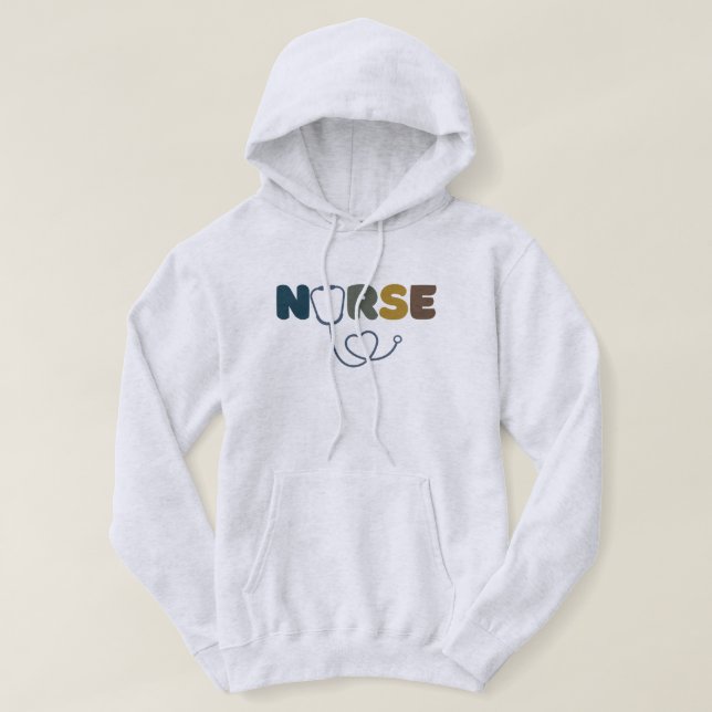 Nurse | Nursing Apparel Hoodie (Design vorne)