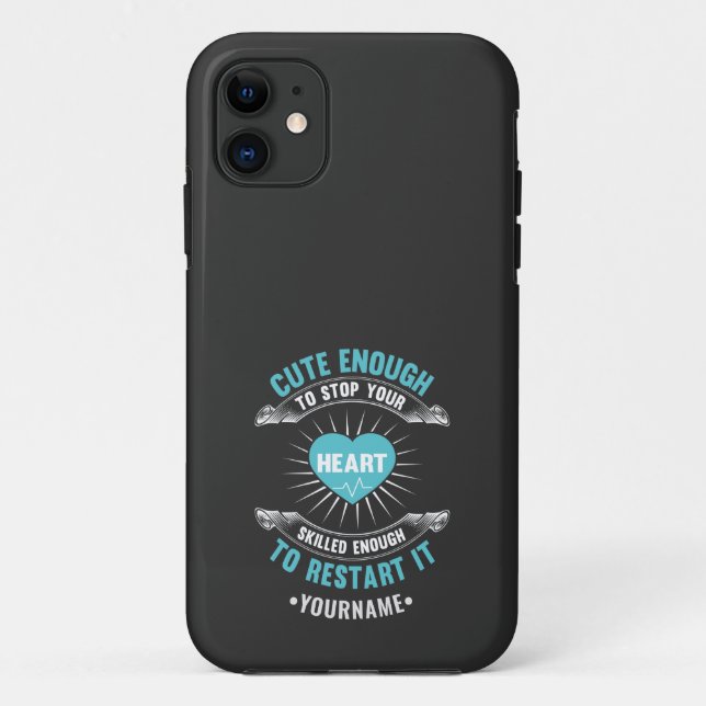 Nurse Nursing Funny Nurse Case-Mate iPhone Hülle (Rückseite)