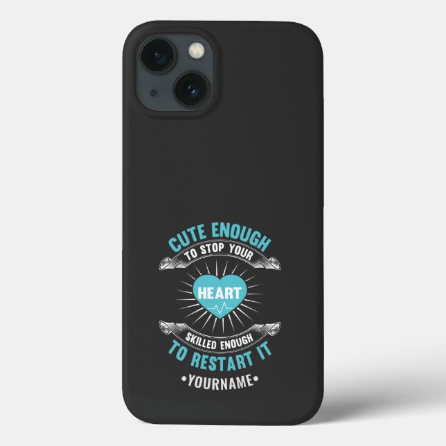 Nurse Nursing Funny Nurse Case-Mate iPhone Hülle (Rückseite)