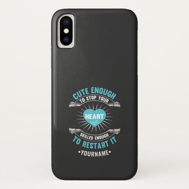 Nurse Nursing Funny Nurse Case-Mate iPhone Hülle (Rückseite)