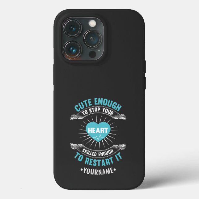 Nurse Nursing Funny Nurse Case-Mate iPhone Hülle (Rückseite)