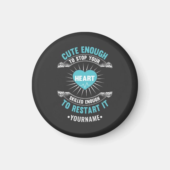 Nurse Nursing Funny Nurse Magnet (Vorne)