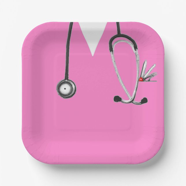 Nurse Party Pappteller (Vorderseite)