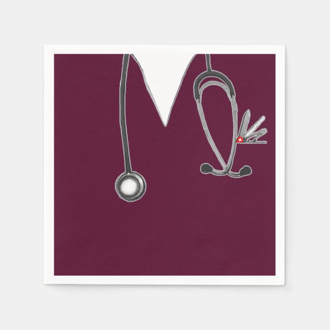 Nurse Party Serviette (Vorderseite)
