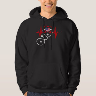 Nurse Patriotic T - Shirt für den 4. Juli für mich