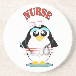 Nurse Penguin Female Getränkeuntersetzer