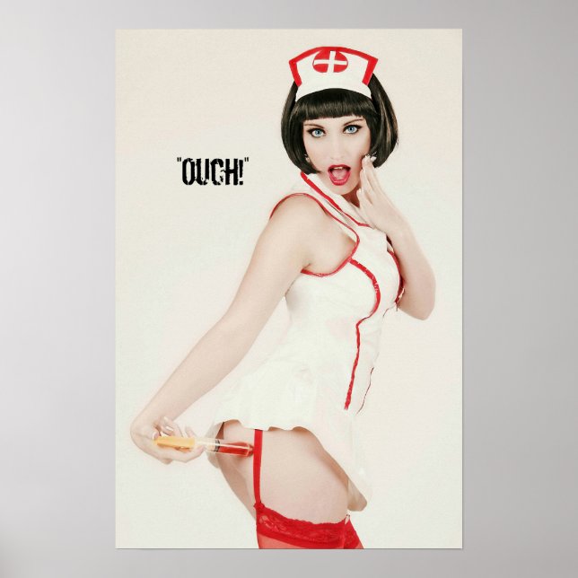 Nurse Pinup Poster (Vorne)