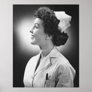 Nurse Posing Poster
