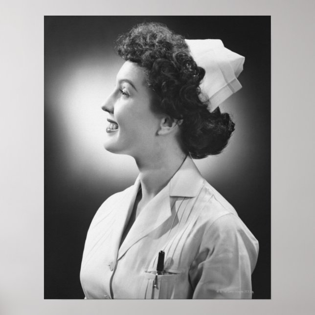 Nurse Posing Poster (Vorne)