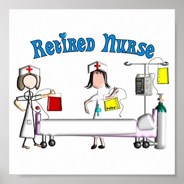Nurse Poster (individuell einstellbar) (Vorne)