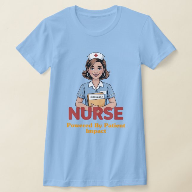 Nurse Powered by Coffee T-shirt (Ablage )