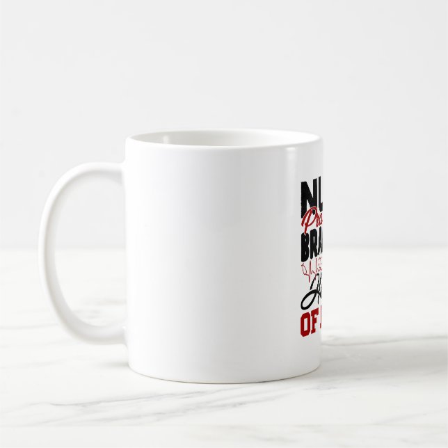 Nurse Practitioner Heart Shirt Kaffeetasse (Links)