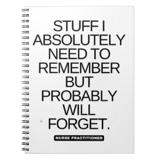 Nurse Practitioner Notizblock