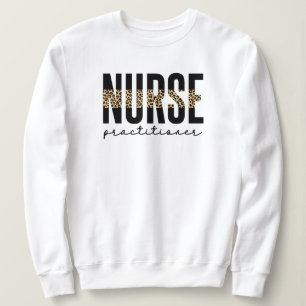 Nurse Practitioner NP Cheetah Print Abschluss Sweatshirt