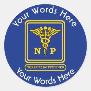 Nurse Practitioner NP Custom Sticker