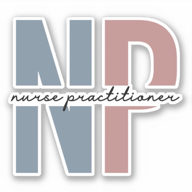 Nurse Practitioner NP nurse appreciation gifts Aufkleber (Vorderseite)