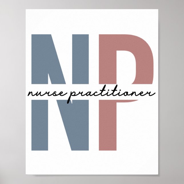 Nurse Practitioner NP nurse appreciation gifts Poster (Vorne)