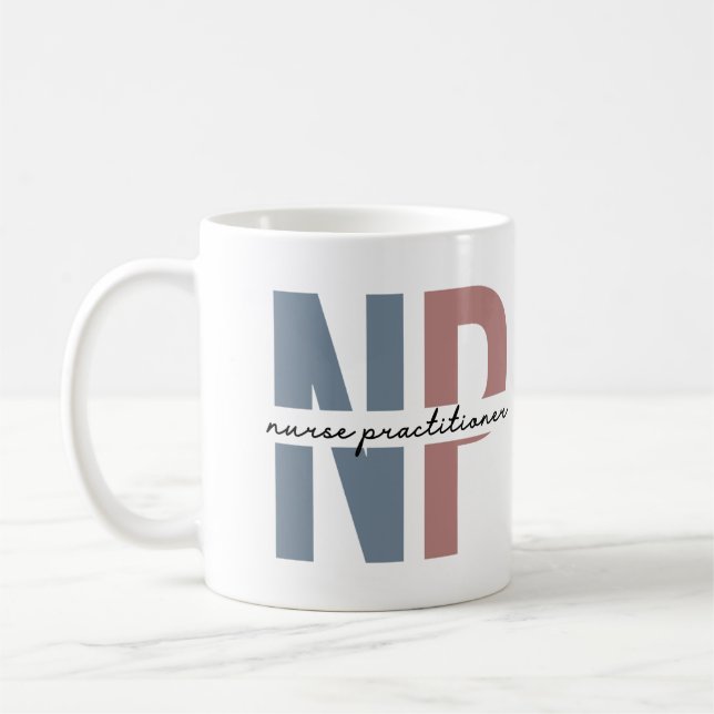 Nurse Practitioner NP Pflegegeschenke Kaffeetasse (Links)