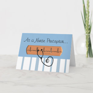 Nurse Prezeptor Dankeschön-Karte Dankeskarte