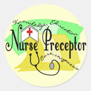 Nurse Prezeptor Runder Aufkleber