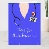 Nurse Prezeptor Vielen Dank Karte #7