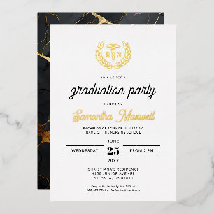 Nurse RN BSN Nursing School Graduation Party Folieneinladung