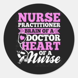 Nurse S Krankenpfleger Trainer Black Small Clic Fi Runder Aufkleber