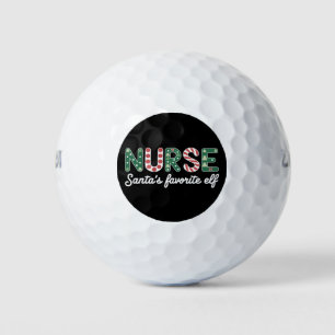 Nurse Santa's Lieblings Elf Life Nurse Day Geschen Golfball