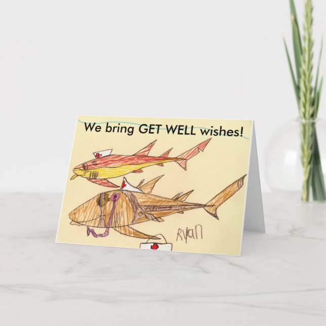 Nurse Shark erhält Well Card Karte (Vorderseite)