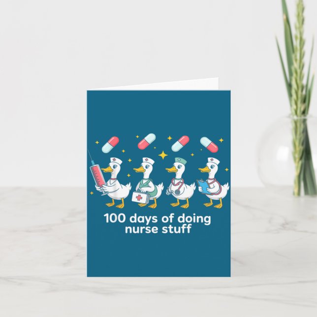 Nurse Skeleton New Year Crew 2026 Funny Er Icu Par Karte (Vorderseite)