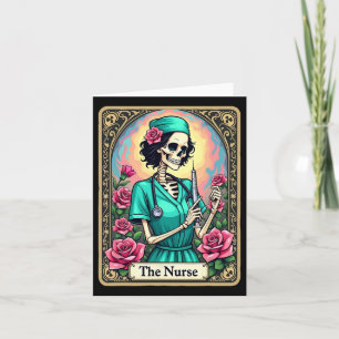 Nurse Skeleton Tarot Card Nurse Nurse Rn L Karte