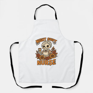 Nurse Skelett Halloween RN Nur Schürze