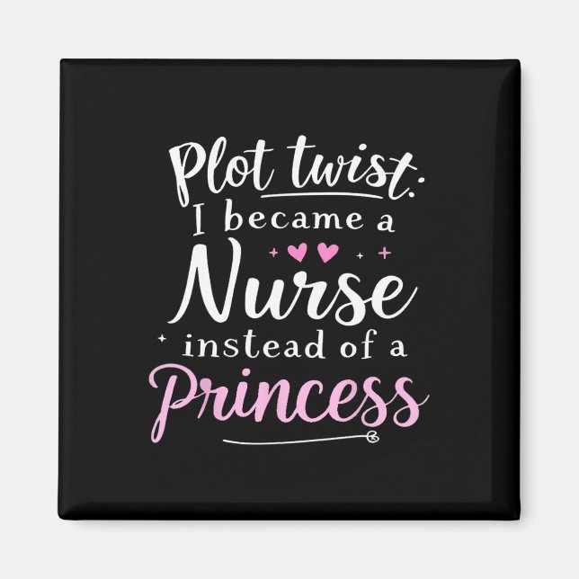 Nurse Spaß Squad Krankenschwester nicht Prinzessin Magnet (Vorne)