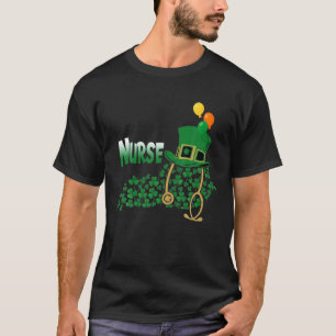 Nurse St Patrick's Day Nurse Kleeblatt Liebe Nurse T-Shirt