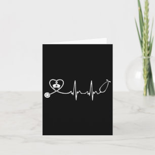 Nurse Stethoscope Heartbeat Nurse Week 2025 Karte