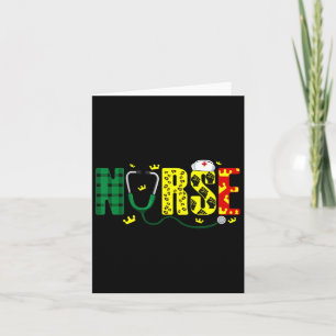 Nurse Stethoscope Juneteenth Melanin Pride African Karte