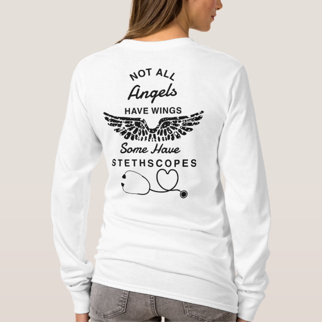 Nurse Stethoscope Nurse T-Shirt (Rückseite)