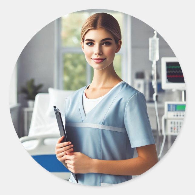 Nurse Stickers birthday  (Devant)