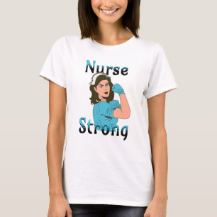 Nurse Strong   Vintag Retro Vibes T-Shirt